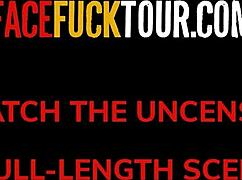 Flexible redhead bends like a pretzel while taking on a massive dick.