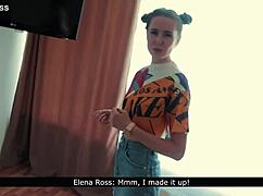 intense workout with step sister elena ross in wild trailer with subtitles