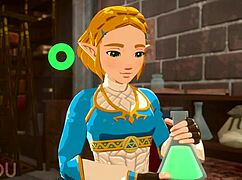 Princess Sucking Dick in Hentai Style 😘