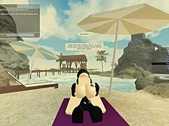 damn, wet legs riding monster cock in wild doggystyle action! 😜