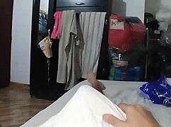 Latina deepthroats neighbor's big black cock secretly 😏