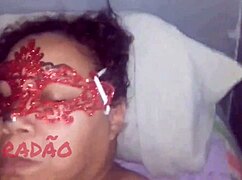 Mature beauty in lingerie gets licked and pounded in tight rear