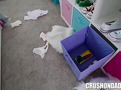 Stepdads shock steamy cosplay videos lead to forbidden hookup!