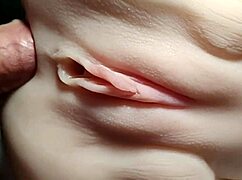 crisp close-ups of double penetration with a real fuck doll.