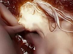 I fucked Brittney Skye outdoors, her shaved pussy gaping wide.