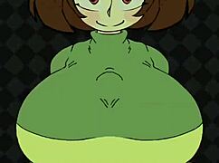 Chara sucks big tits in titty fuck