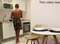 She loves big black cock in her pussy over morning coffee