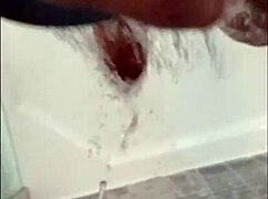 Showering My Dick With Muscular Blonde Bodybuilder In Blue Eyes