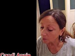 I, Candi Annie, suck cock on demand and swallow a mouthful of cum, it's so hot!