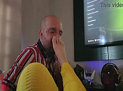 My cuckold didn't notice I came back late from the gym with a creampie surprise for him to clean up