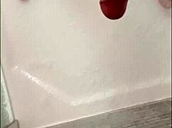 Showering My Dick With Muscular Blonde Bodybuilder In Blue Eyes