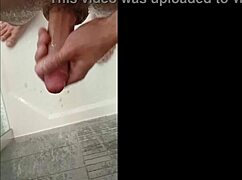 Showering My Dick With Muscular Blonde Bodybuilder In Blue Eyes