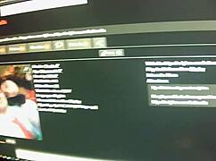 Is your brunette milf girlfriend getting down on her ass by the desk for a cumshot?