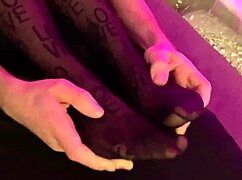 mistress sofi in nylon tights full-weight facesitting while reading a book - ignorant femdom