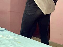 Indian stepsister gets roughly pounded by stepbrother while home alone