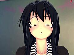 راجل ينيك أكينو المعلمة بقوة في جنون NTR HS DxD 6 جامح!