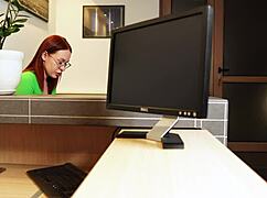 Horny Redhead Friend Fucked In Shower.