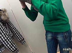 Can This Czech Sweetie Resist Mall Temptation?