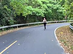 Beautiful Stranger Bent Over For Tight Pussy Workout Fuck.