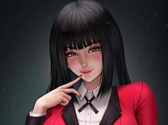 Jabami yumeko exposes cheating and submits you in femdom joi dice game