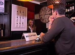 Hot French Asian Craves Anal Sex in Bathroom with Stranger