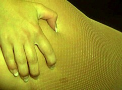 Natasha plays with shaved pussy, big tits, uses toys in lingerie