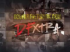 Hey, watch this redhead dominate her cuck with a strap-on!