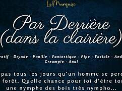 Behind in the clearing, french nympho anal fucked publicly