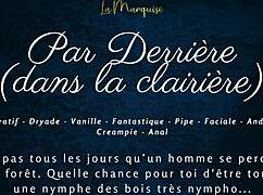 Behind in the clearing, french nympho anal fucked publicly