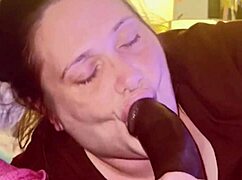 Thick Midget Slurps and Sucks on Massive BBC