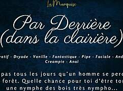 Behind in the clearing, french nympho anal fucked publicly