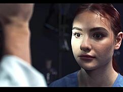 Mad Scientist Freeze Fucks Young 18+ Lab Partner Matty Mila with Remote Control and Squirting