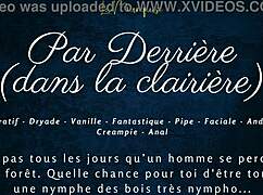 Behind in the clearing, french nympho anal fucked publicly