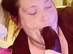 Thick Midget Slurps and Sucks on Massive BBC