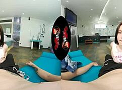 vrlatina - pounding a big booty latina in vr experience