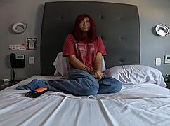 Teen enjoys cowgirl sex without condom worries