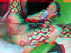 Ganti cepat dari blowjob ke penetrasi anal intens