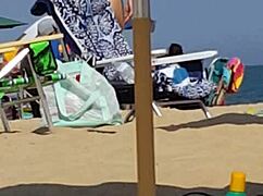 check out this candid video of a little 18+ girl in bikini at the beach