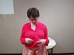 Femdom Masturbates While Roleplaying Domming The Neighbor In Pov