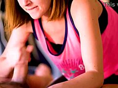 Sucking Off My Friend, Wet Blowjob With Girl Next Door