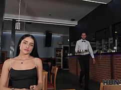 yo, found ara mix, a petite 18+ babe in a cafe, and banged her in the toilet 🚽