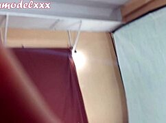 ebony girlfriend with big ass arrives for studio photoshoot.