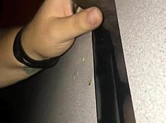 gloryhole blowjob with thickdickbandit, sucking monster cock and swallowing cum