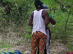 walking in the village led to hot doggystyle fuck 😍