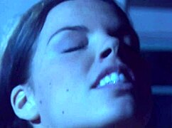 Wow, watch this brunette with small tits ride all night!