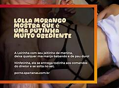 Lolla Morango rider och kommer i doggy