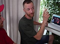 Twins playing with the young girl's pussy? Brothers having sex with her!