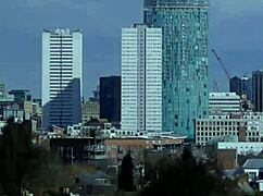 Euro babe rubs her vag and gets cum all over.