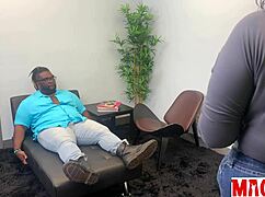 behind the scenes of mac's sex therapy episode 2 with monster cock and squirting