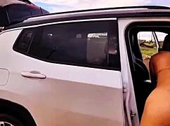 My Stepmother Caught Me With Her Car for Outdoor Anal Surprise. Vagninho and Luna Oliveira Make Her Squirt From Ass.